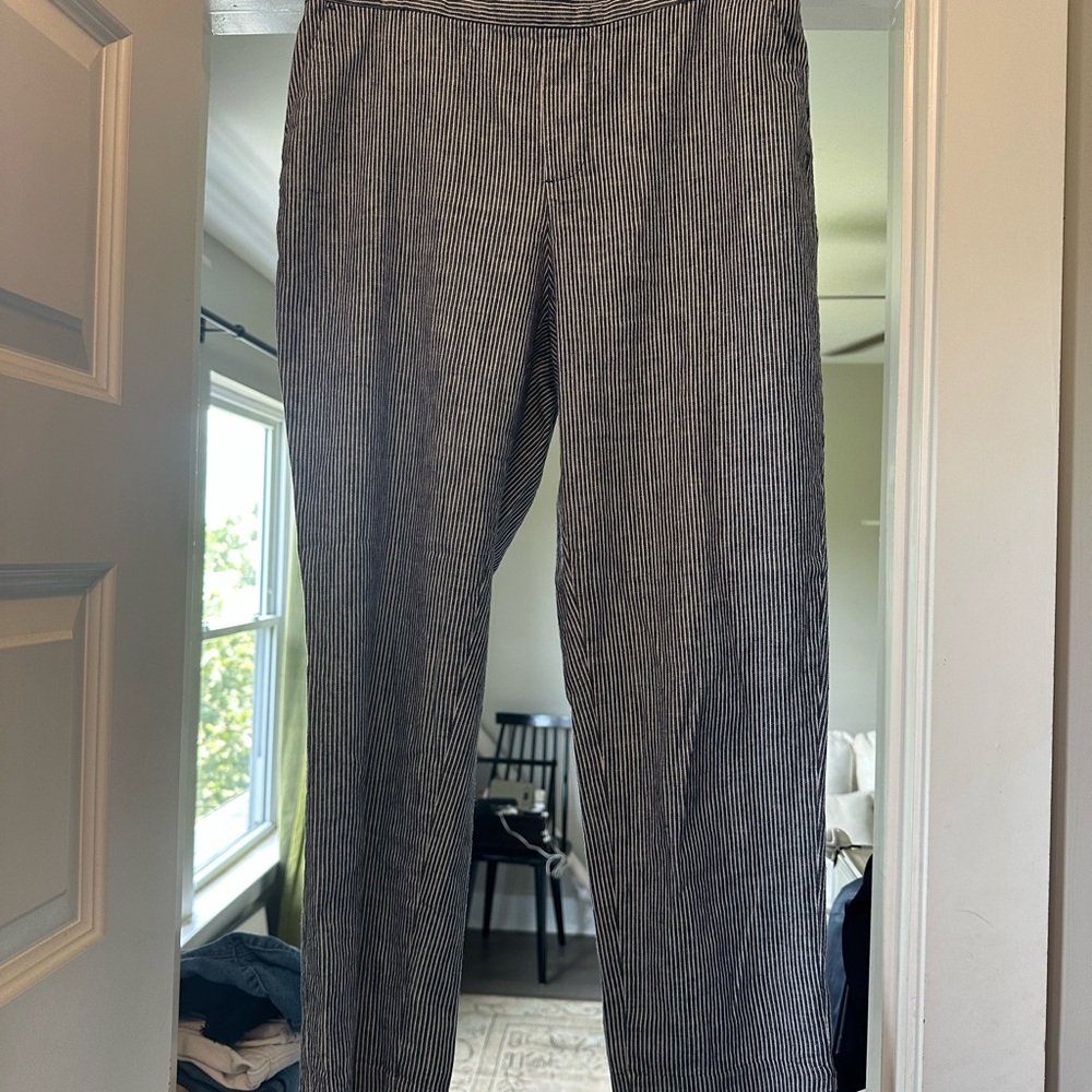 Banana Republic blue and white Striped Pants- 6P
